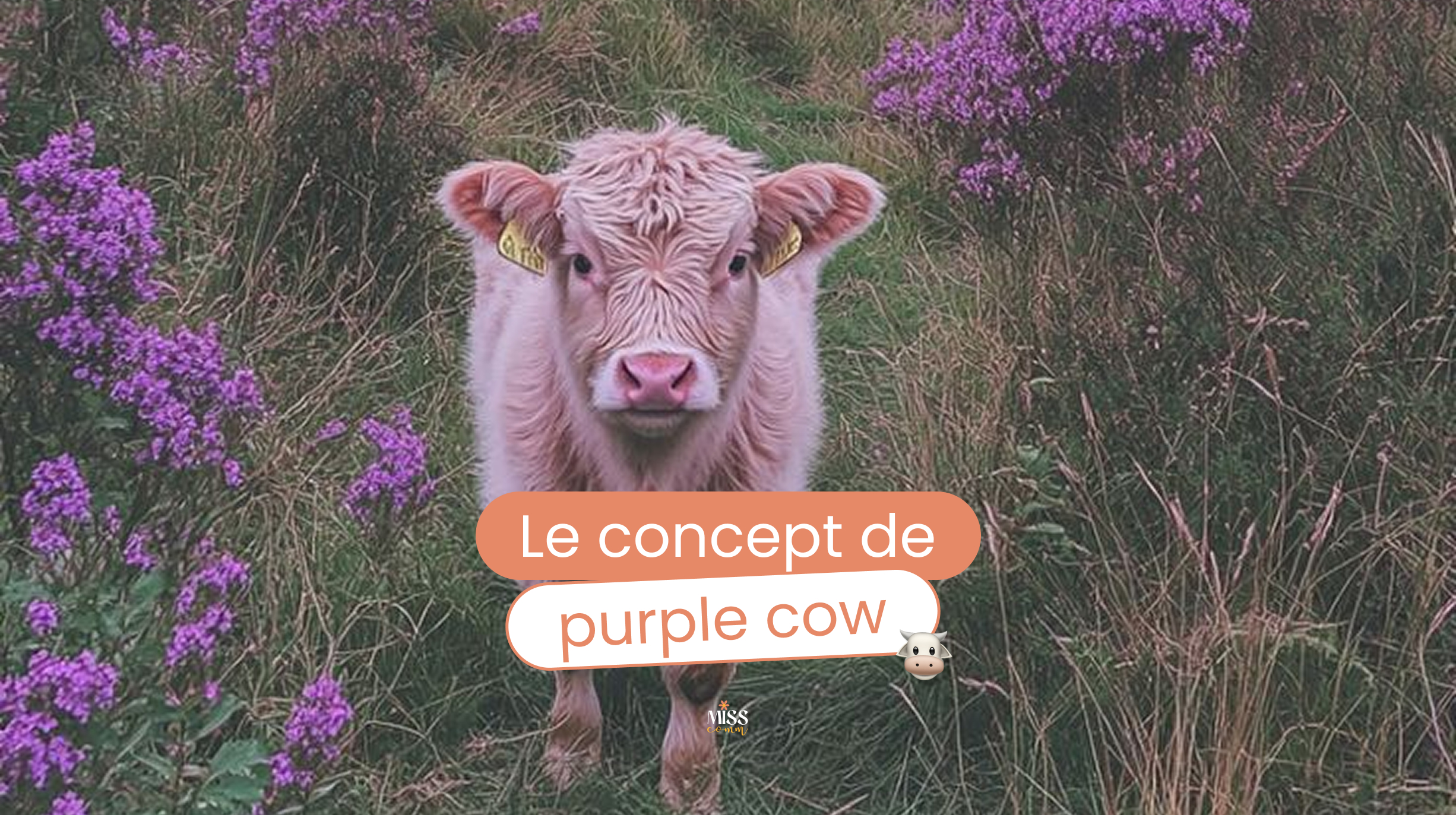 Cover pour l'article au sujet du concept de Purple Cow.