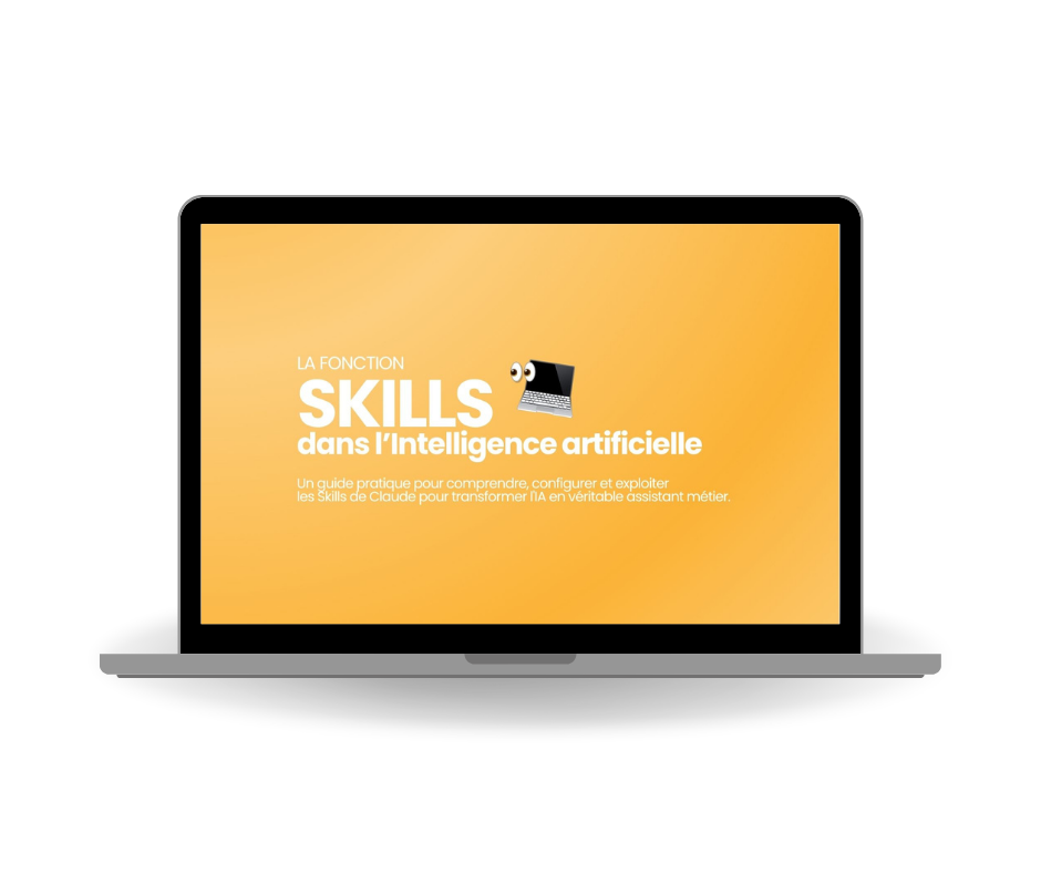 Cover pour le fichier à télécharger autour de l'utilisation des Skills IA.